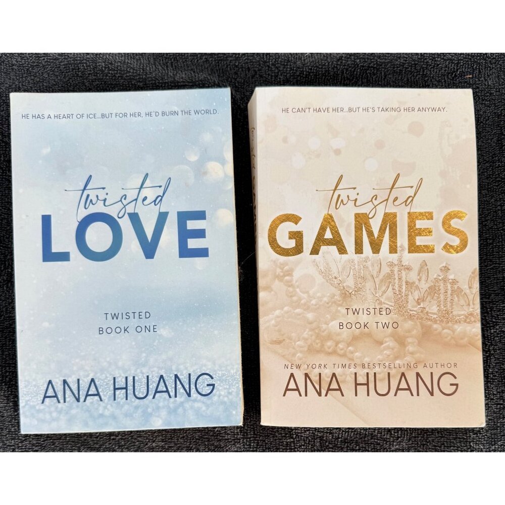Twisted Love & Twisted Games Paperback Set By Ana Huang Twisted Series Books 1 &
